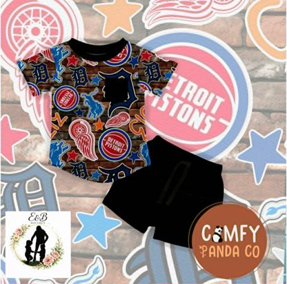 Welcome to the 313 Shorts Set